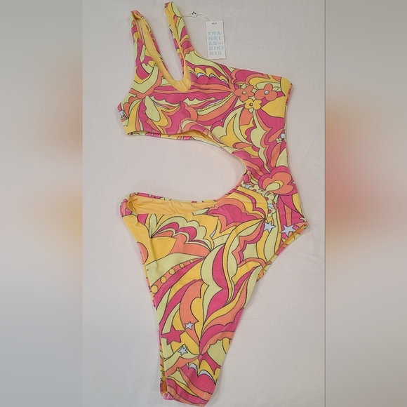 Frankie's Bikinis Mackie Terry One Piece Swimsuit - Picture 4 of 6